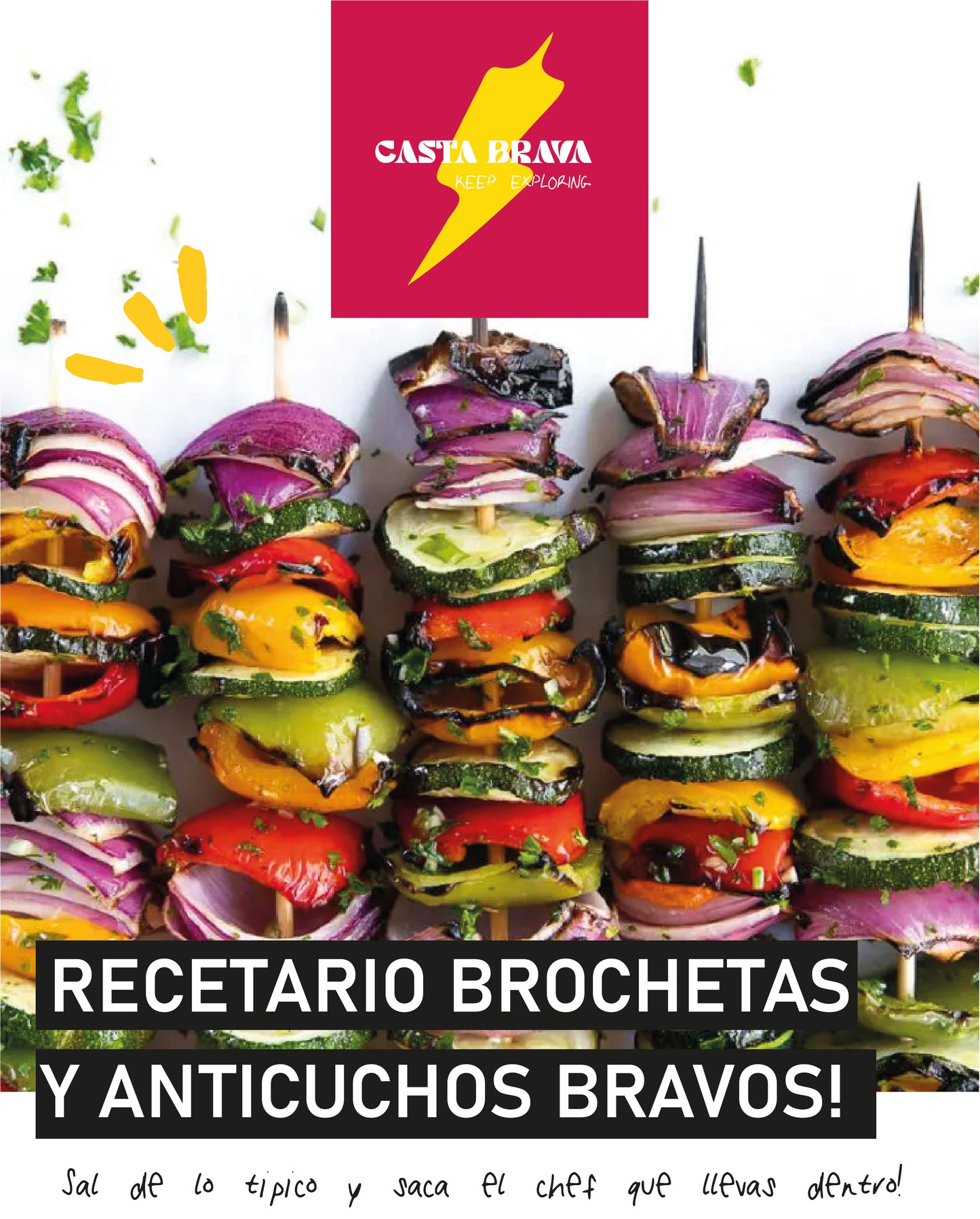 RECETARIO BROCHETAS Y ANTICUCHOS BRAVOS!